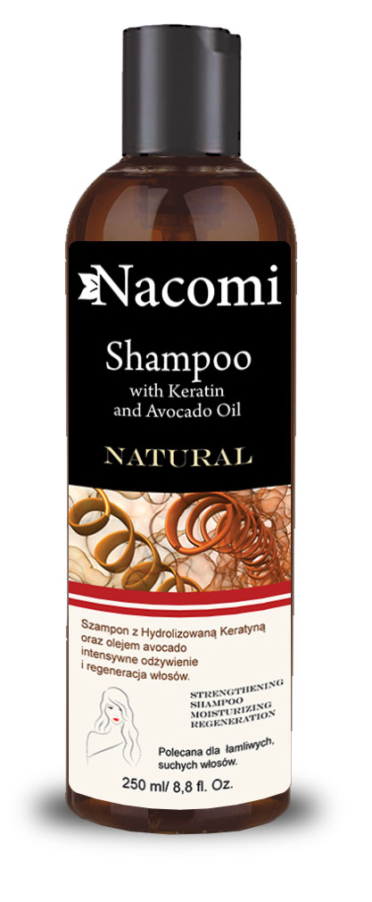 Nacomi - Szampon z keratyną i olejem avocado